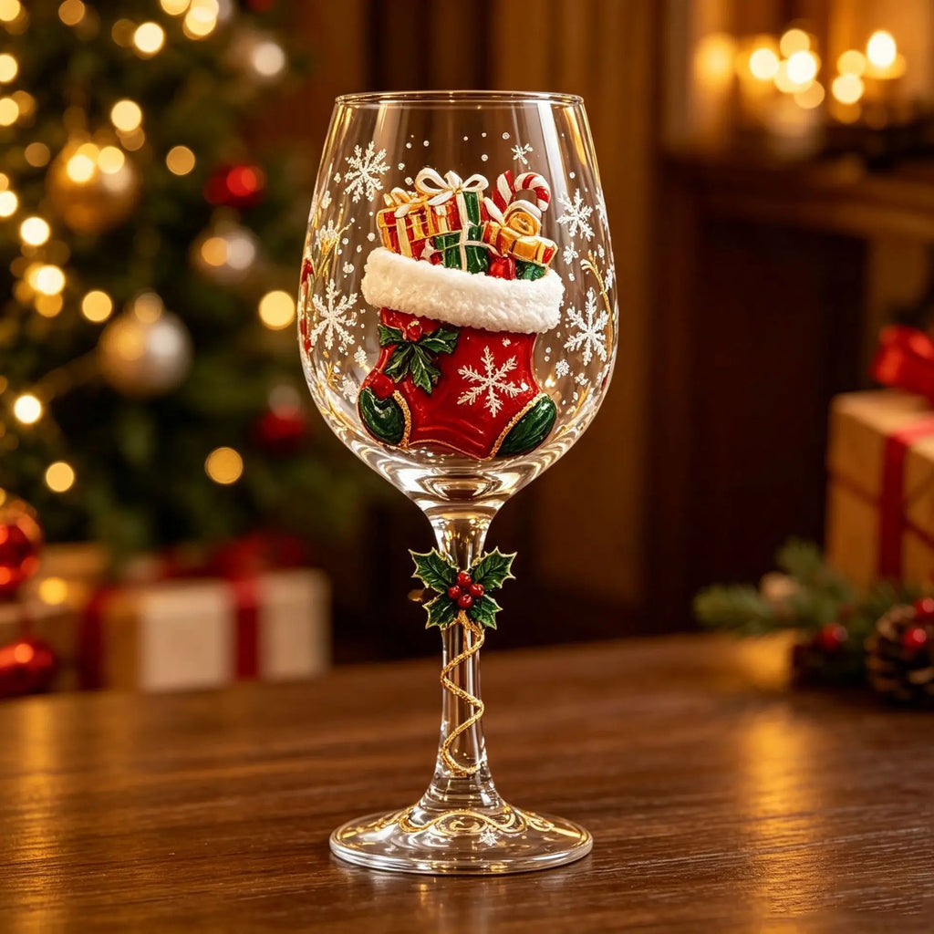 Conjunto de Copos Decorativos de Natal - Caixa de Oferta