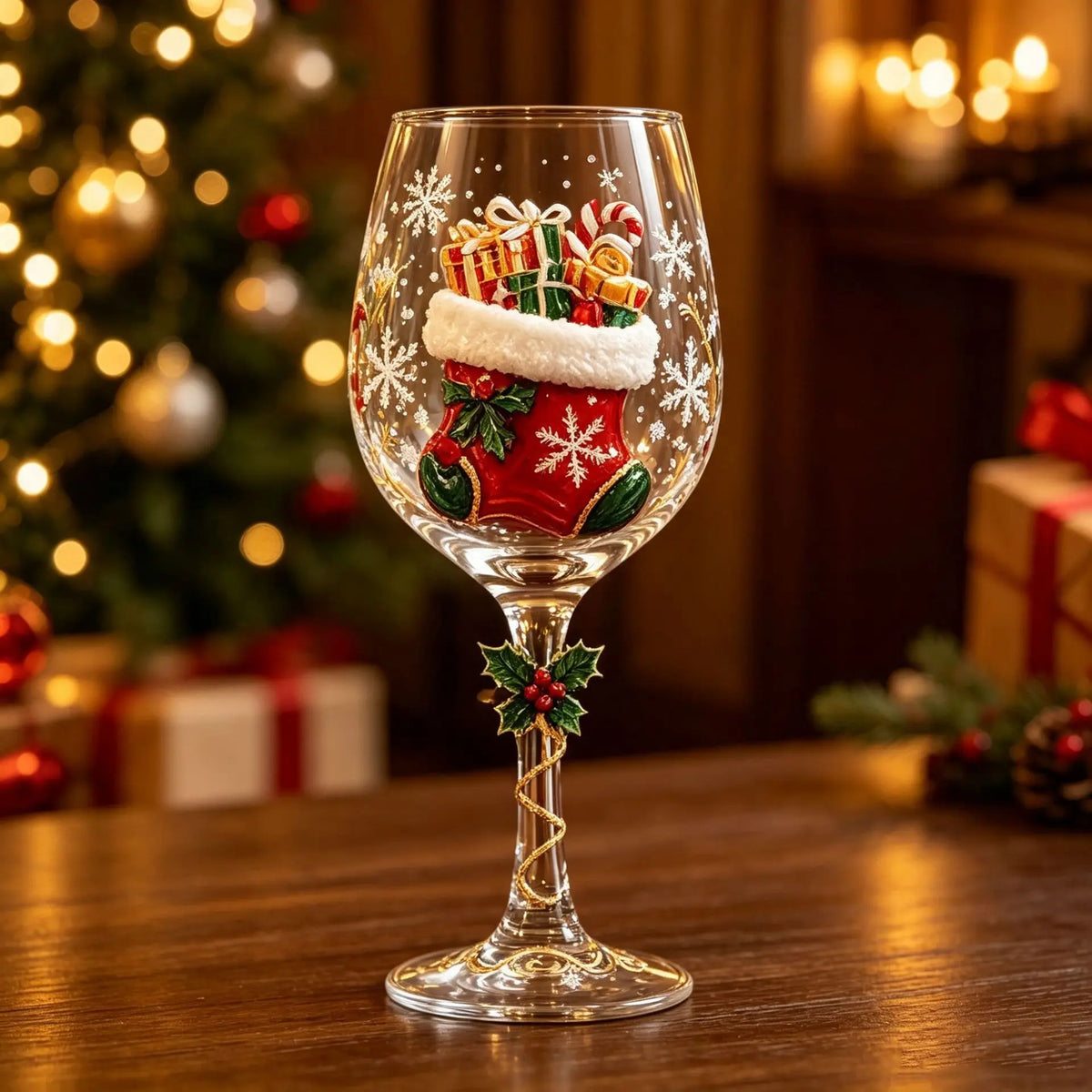 Conjunto de Copos Decorativos de Natal - Caixa de Oferta