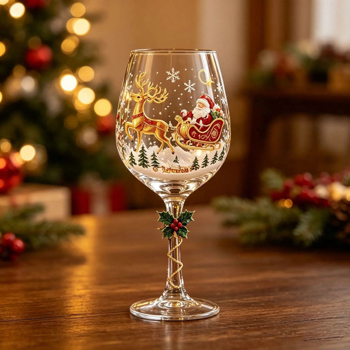 Conjunto de Copos Decorativos de Natal - Caixa de Oferta