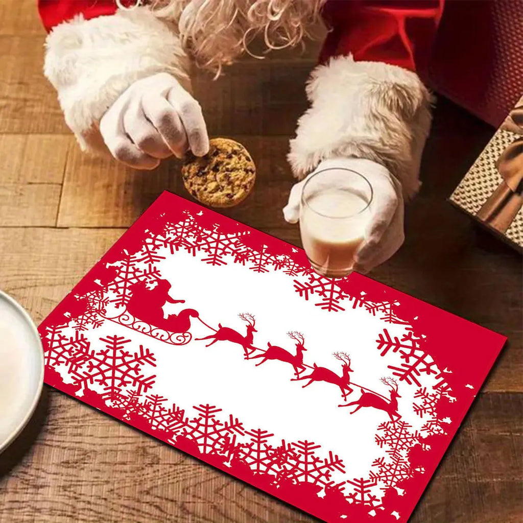 Individuais de Mesa de Natal - Decoração Festiva para Mesa