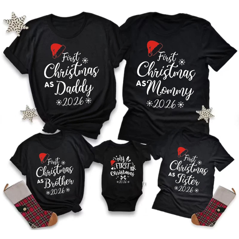 O Meu Primeiro Natal - T-Shirts e Bodies Personalizados para toda Familia