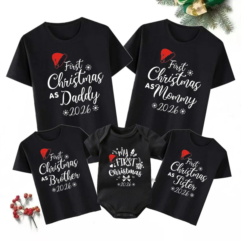 O Meu Primeiro Natal - T-Shirts e Bodies Personalizados para toda Familia