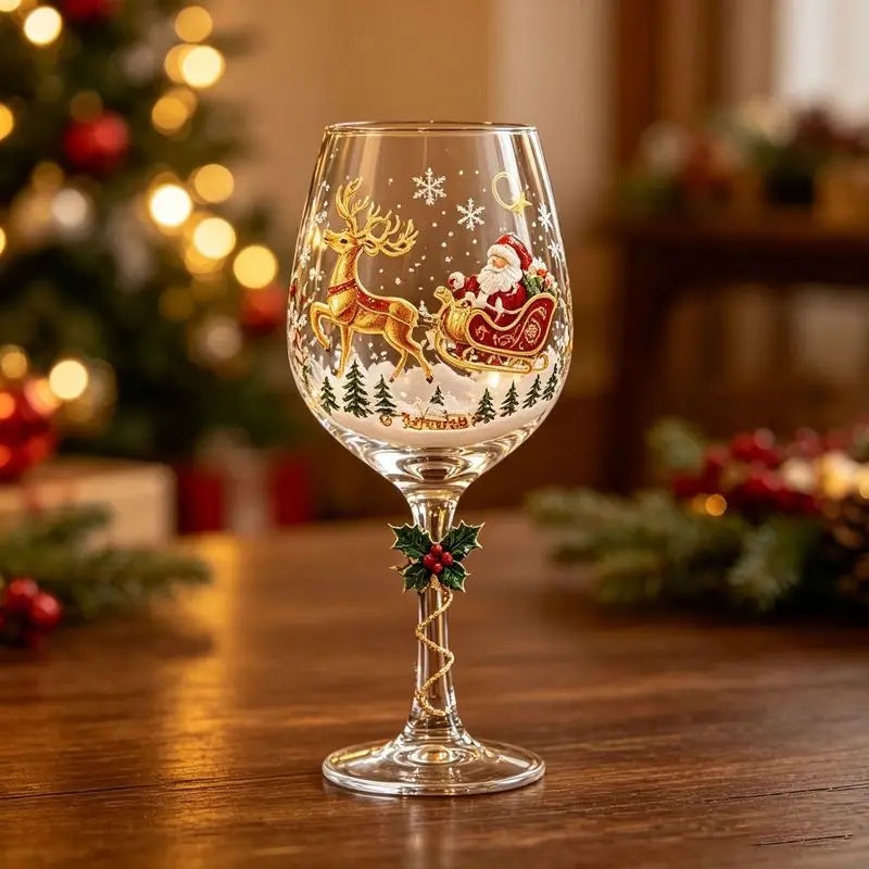 Conjunto de Copos Decorativos de Natal - Caixa de Oferta