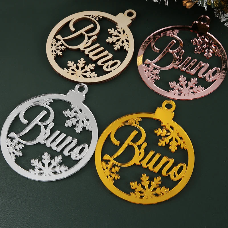 Enfeite de Natal Personalizado com Nome