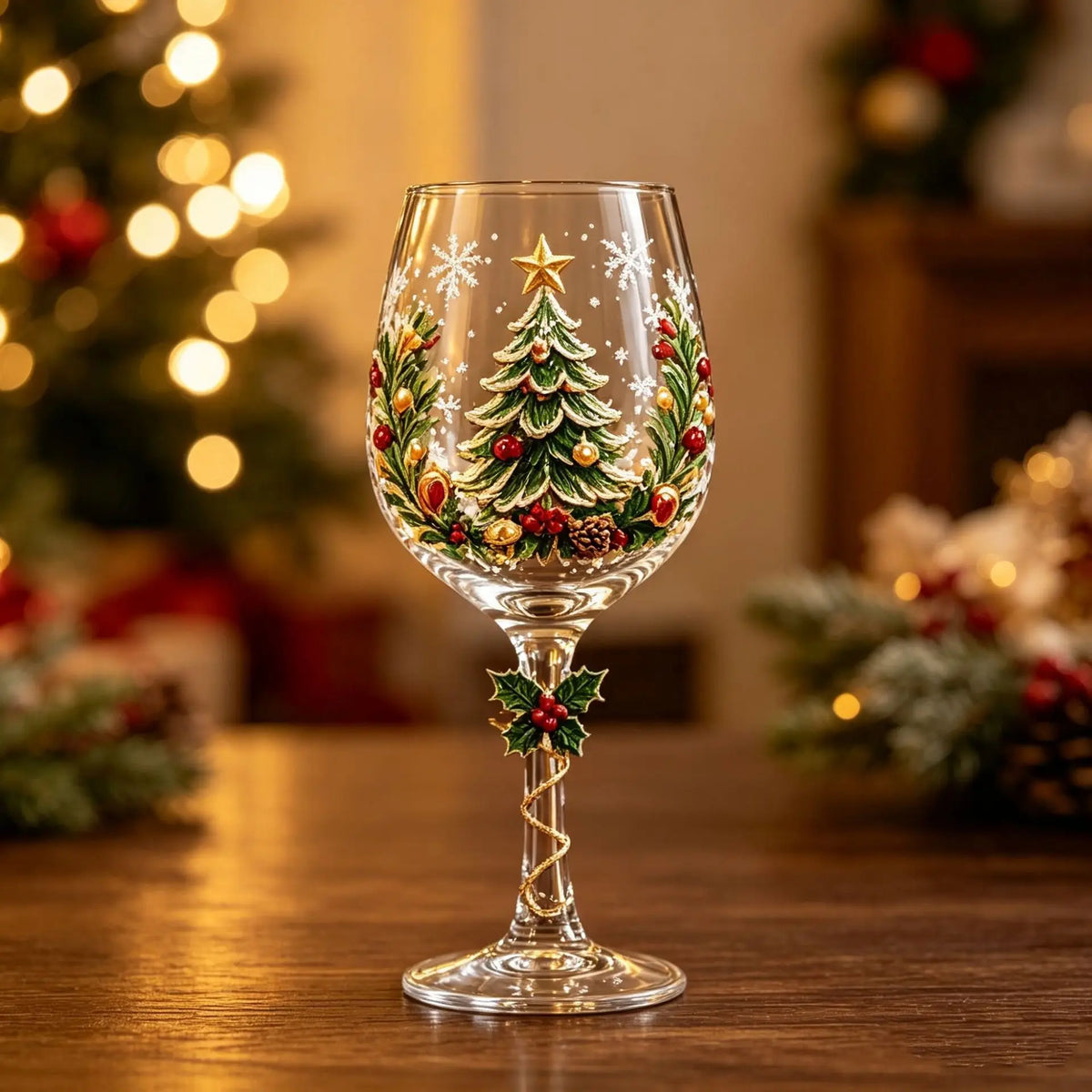 Conjunto de Copos Decorativos de Natal - Caixa de Oferta