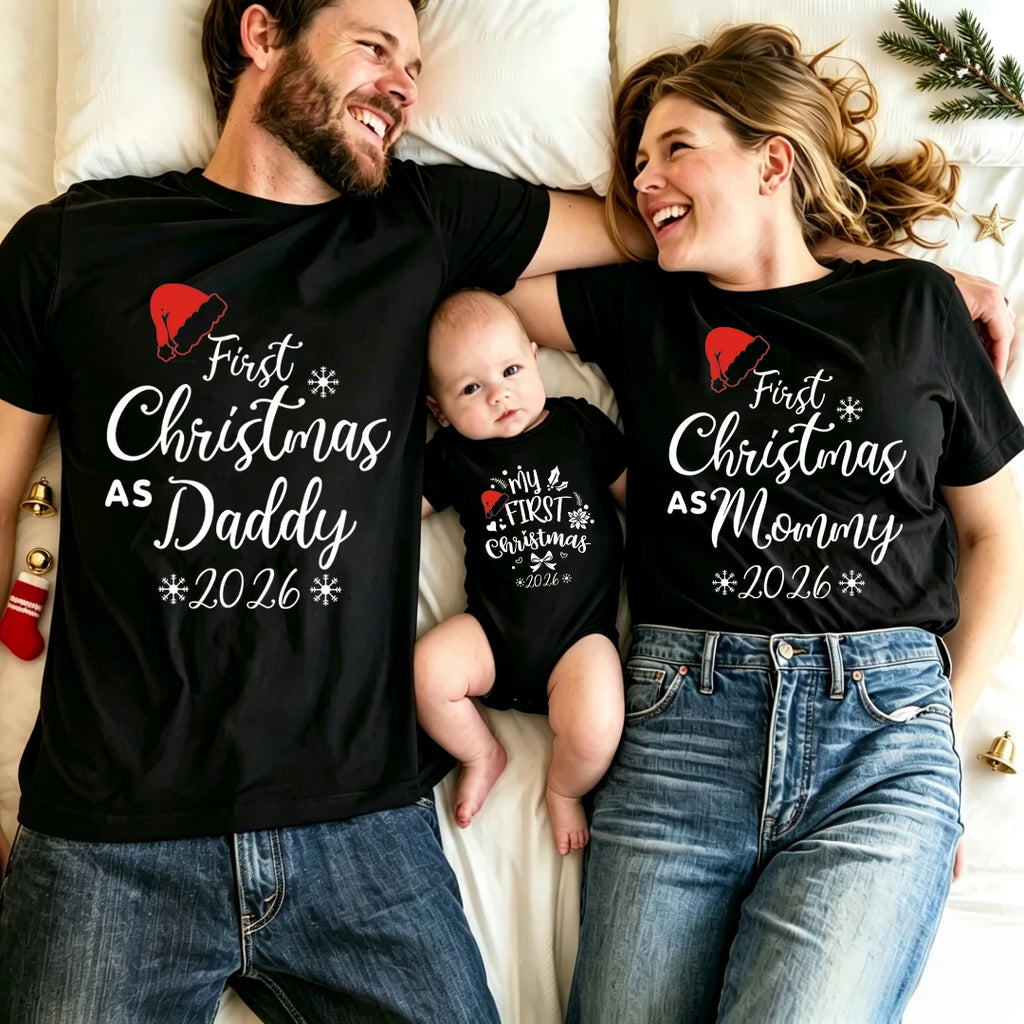 O Meu Primeiro Natal - T-Shirts e Bodies Personalizados para toda Familia