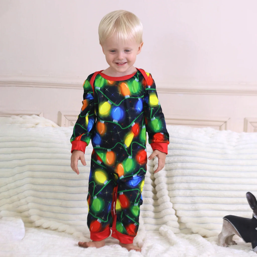 Pijamas de Natal Combinados para Toda  A Familia - Adultos, Crianças e Bebés