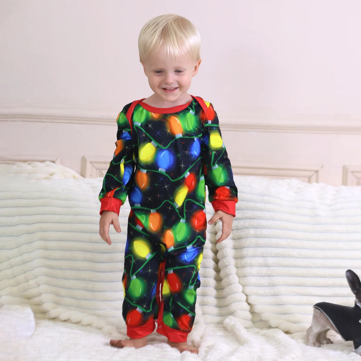 Pijamas de Natal Combinados para Toda  A Familia - Adultos, Crianças e Bebés