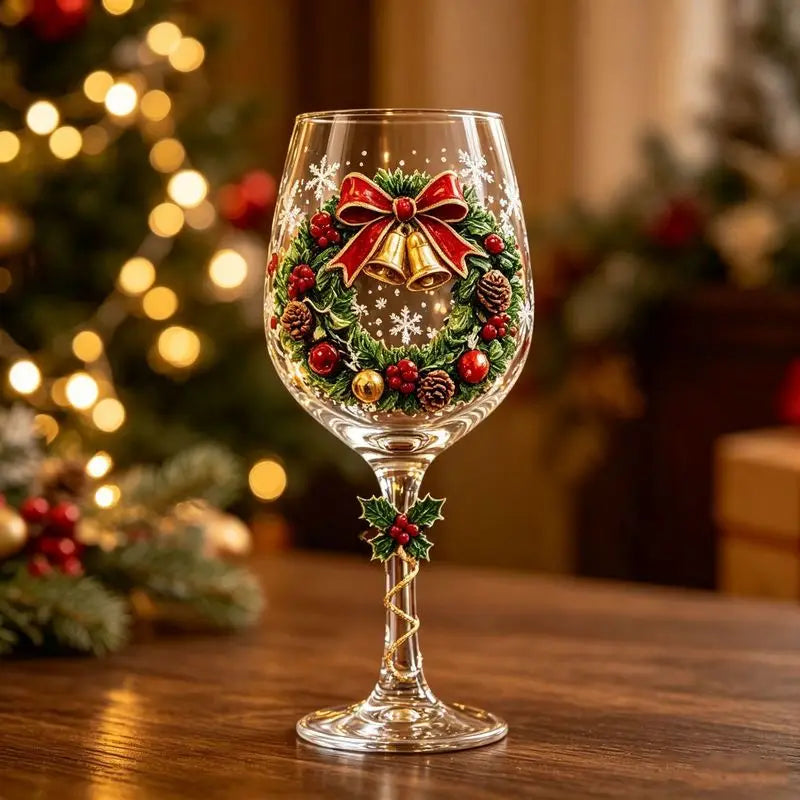 Conjunto de Copos Decorativos de Natal - Caixa de Oferta