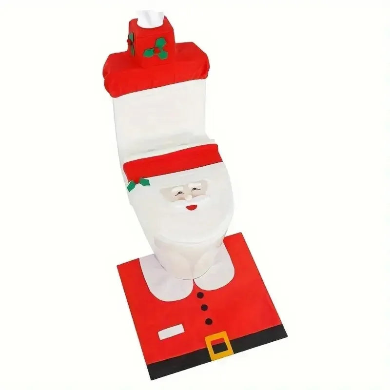 Conjunto de Decoração de Natal para Casa de Banho