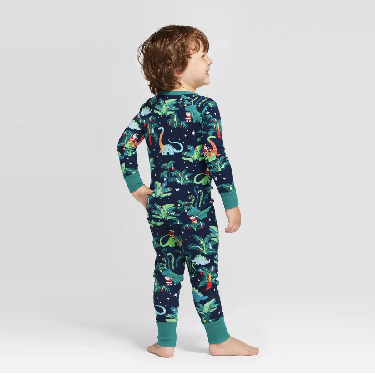 Pijamas de Natal de Dinossauros para Toda Familia