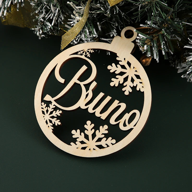 Enfeite de Natal Personalizado com Nome