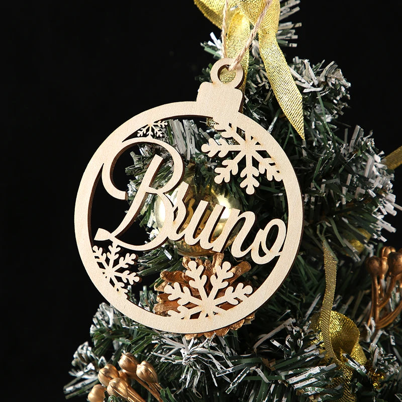 Enfeite de Natal Personalizado com Nome