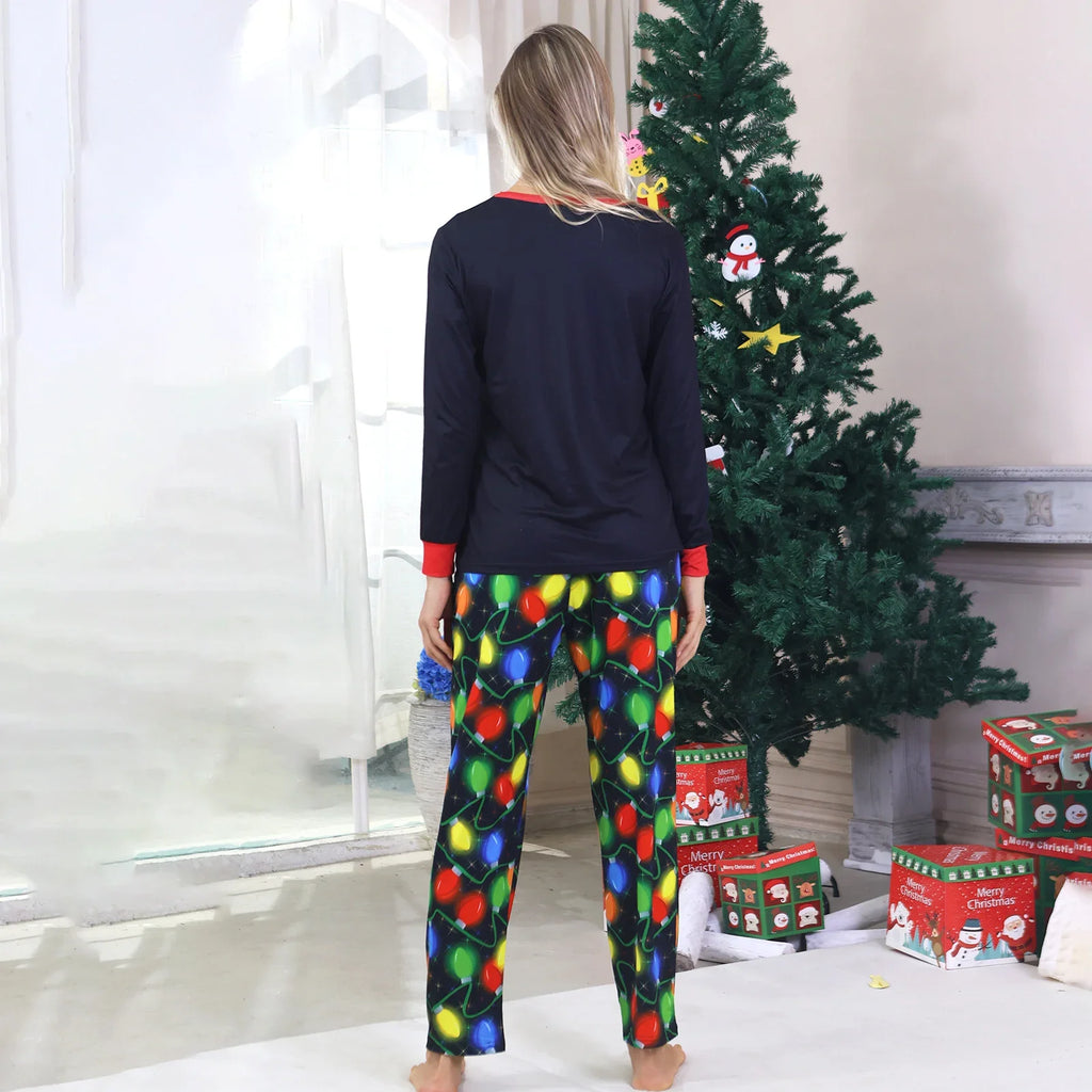Pijamas de Natal Combinados para Toda  A Familia - Adultos, Crianças e Bebés