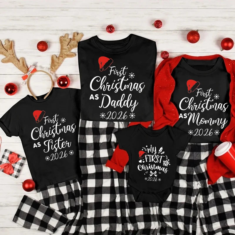 O Meu Primeiro Natal - T-Shirts e Bodies Personalizados para toda Familia