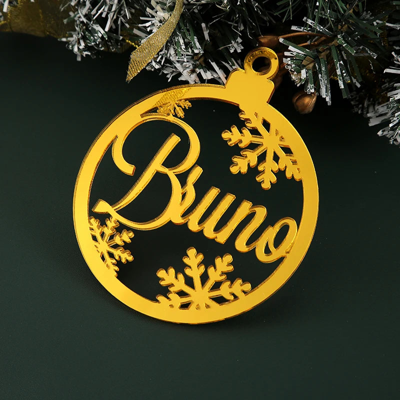 Enfeite de Natal Personalizado com Nome
