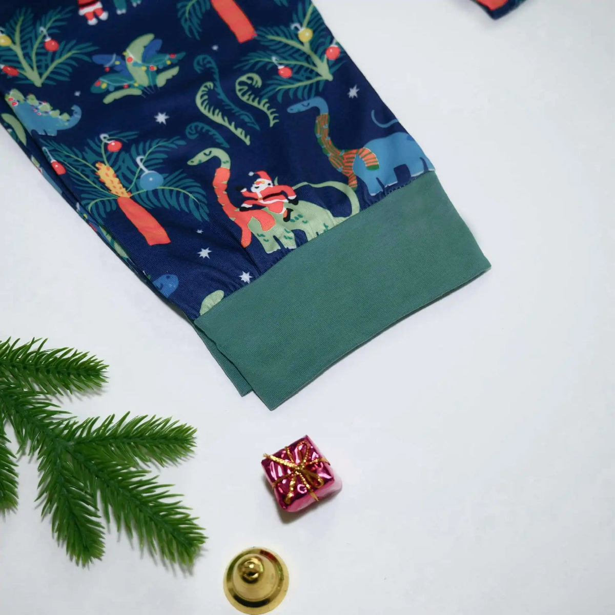 Pijamas de Natal de Dinossauros para Toda Familia