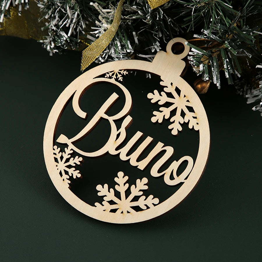 Enfeite de Natal Personalizado com Nome